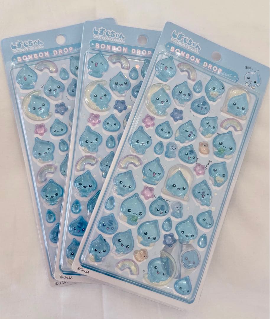 【海外/ボンボンドロップシール】しずくちゃん 6種 まとめ売り