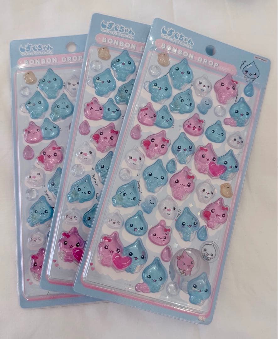 【海外/ボンボンドロップシール】しずくちゃん 6種 まとめ売り