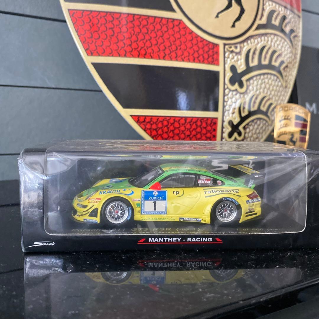 ミニカー MantheyRacing Porsche 911 GT3 RSR 2008