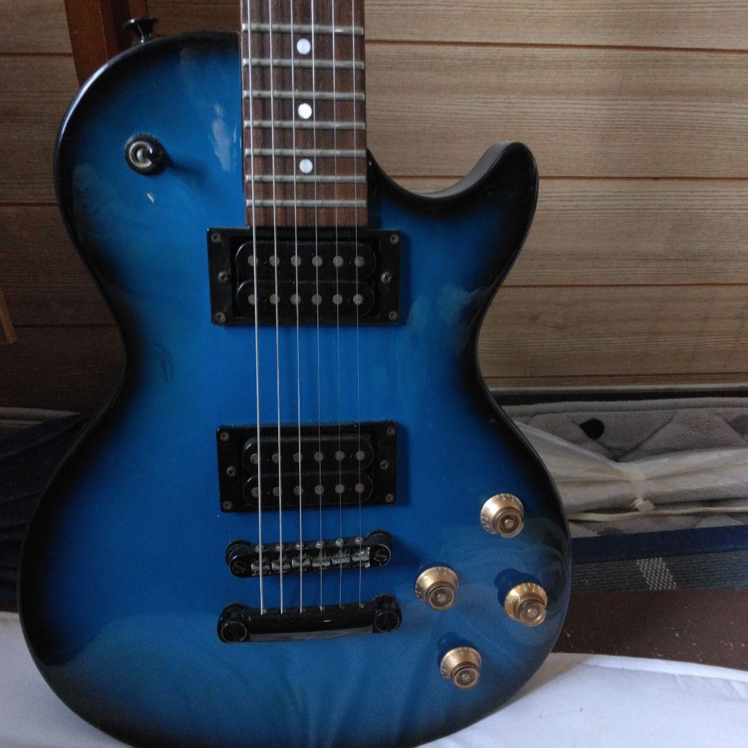 シャーベルレスポールブルーバースト