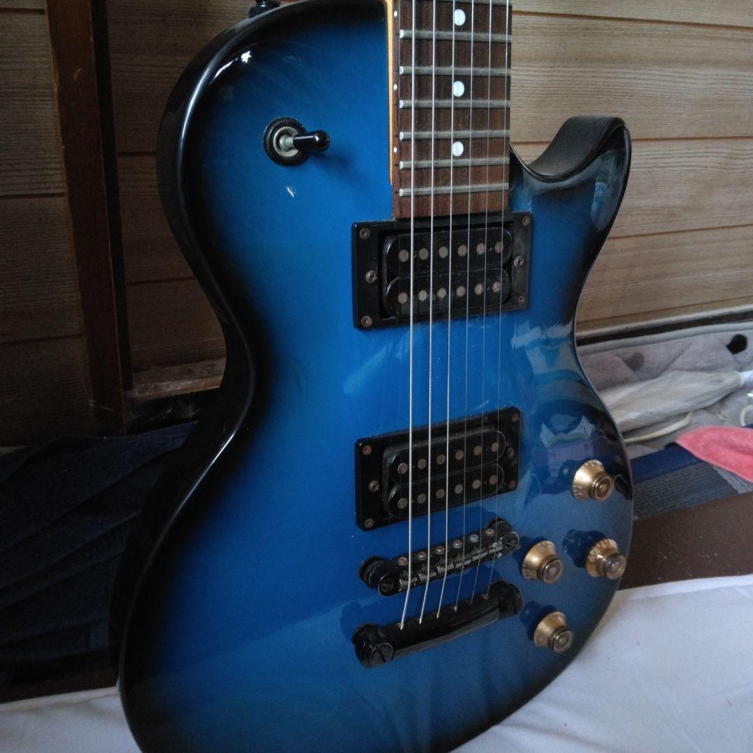 シャーベルレスポールブルーバースト