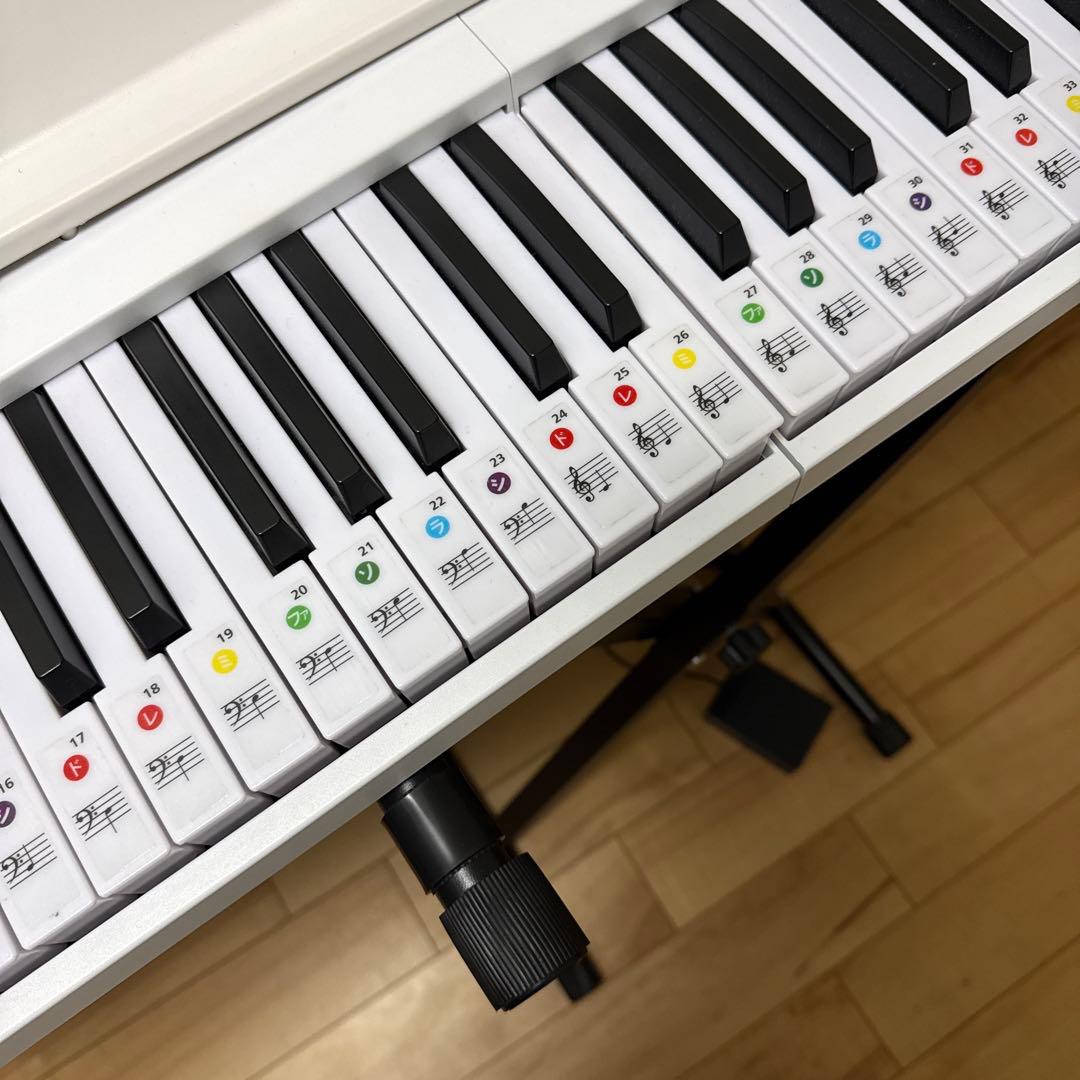 スタンド付きCARINA折りたたみ88鍵盤電子ピアノ