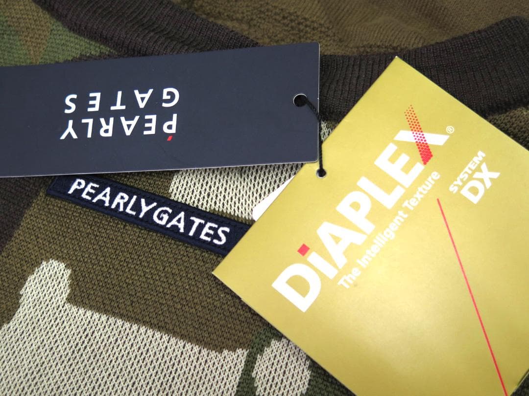 新品●パーリーゲイツ●インナーニット付き　カシミヤタッチ　ニットプルオーバー　M