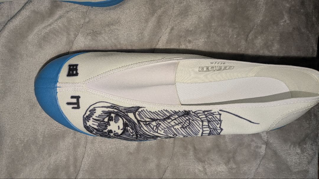 僕の心のヤバイやつ　僕ヤバ　桜井のりお先生直筆イラスト入り上履き　山田杏奈