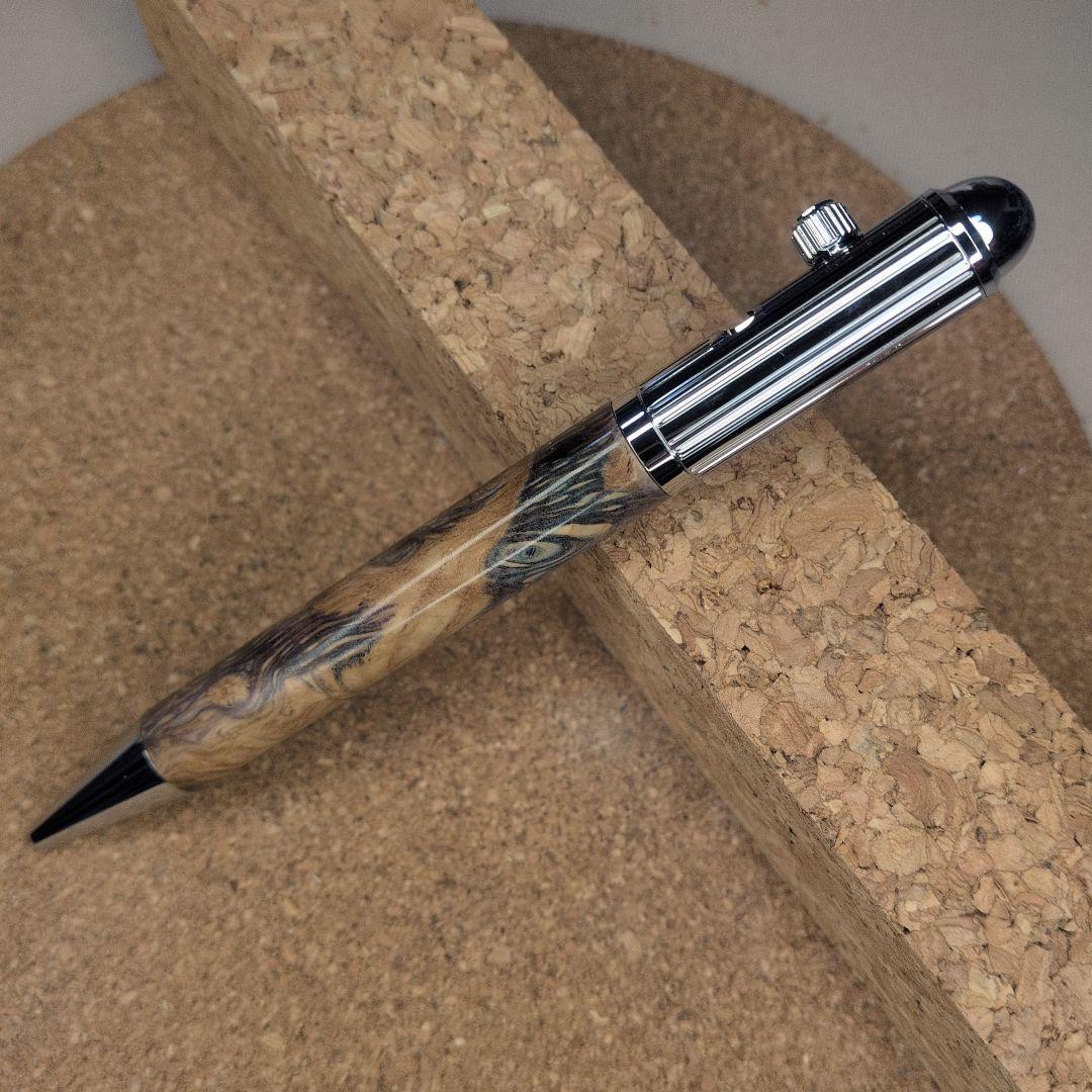 スライドペン　木軸ペン　スタビライズドウッド