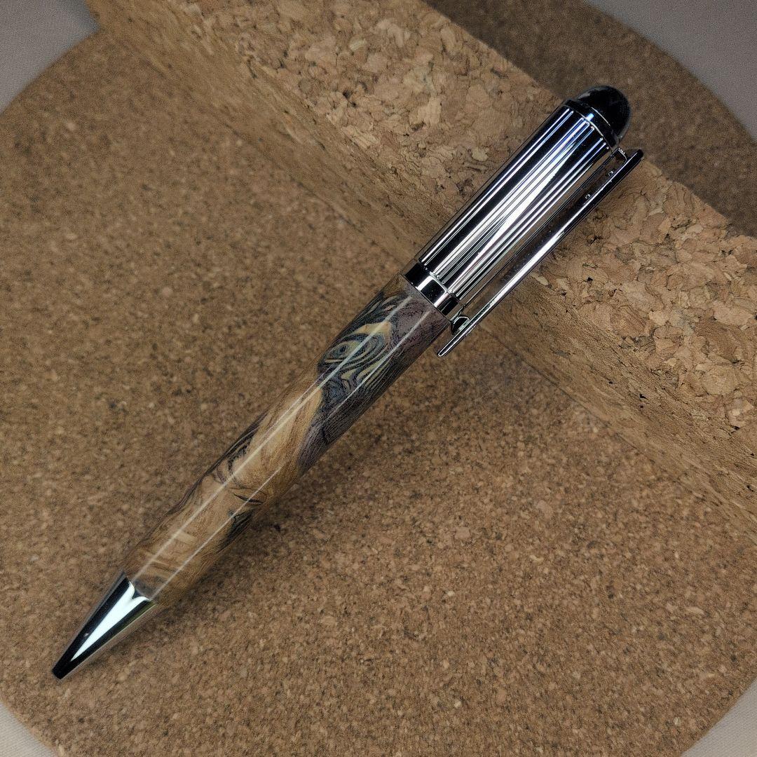 スライドペン　木軸ペン　スタビライズドウッド