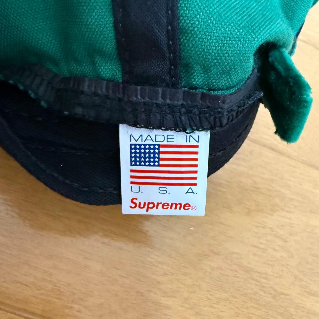 Supreme Velvet S Logo 6-Panel グリーン 20aw