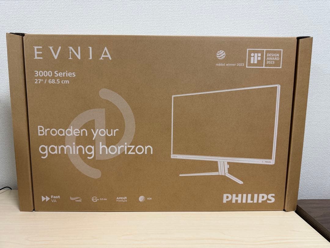 PHILIPS EVNIA ゲーミングモニター 27インチ180Hz QHD ③