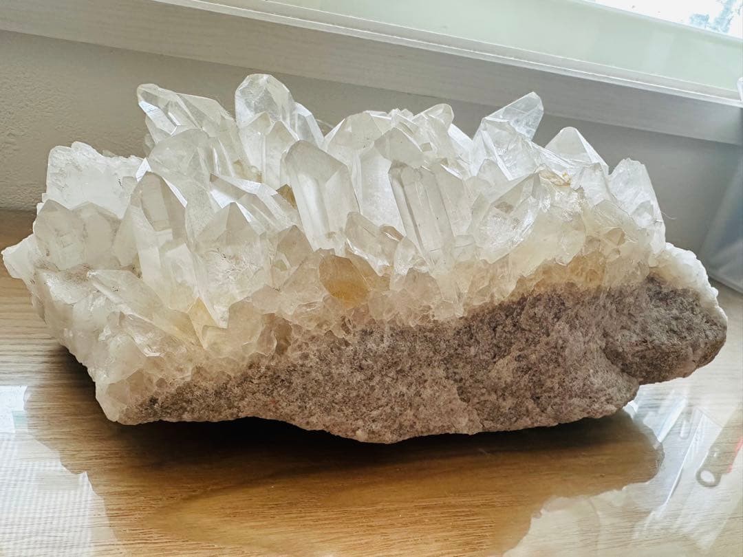 ヒマラヤ産水晶 水晶クラスター　重さ3.0kg