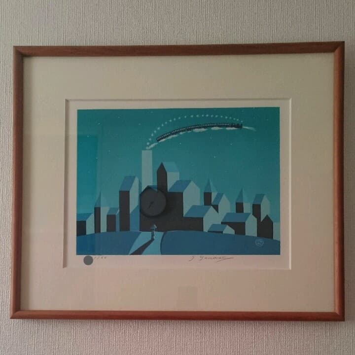 やなせたかし 版画 リトグラフ 1985(昭和60年) 超希少 メルヘン