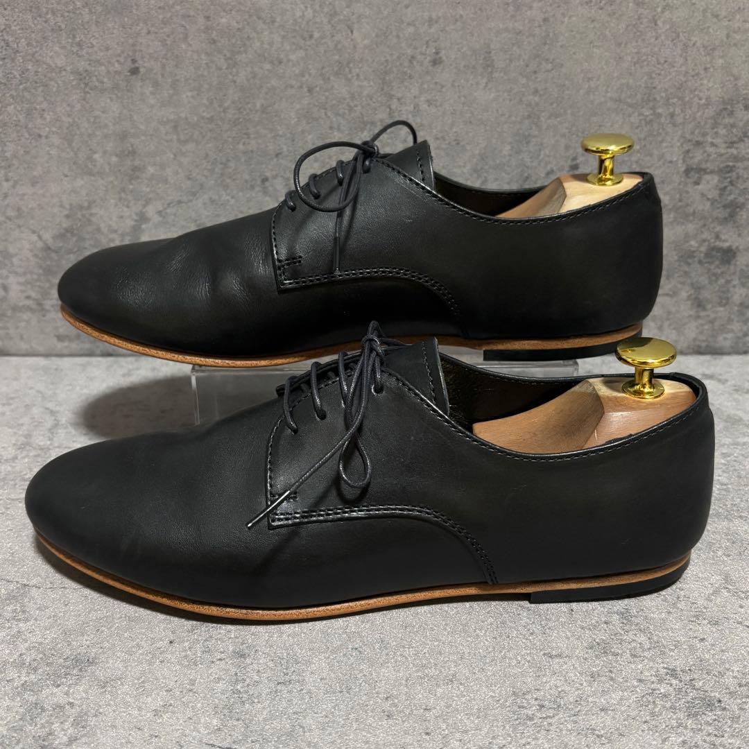 新品未使用　パドローネ　ダービーシューズ　プレーントゥ　ブラック　本革　2183