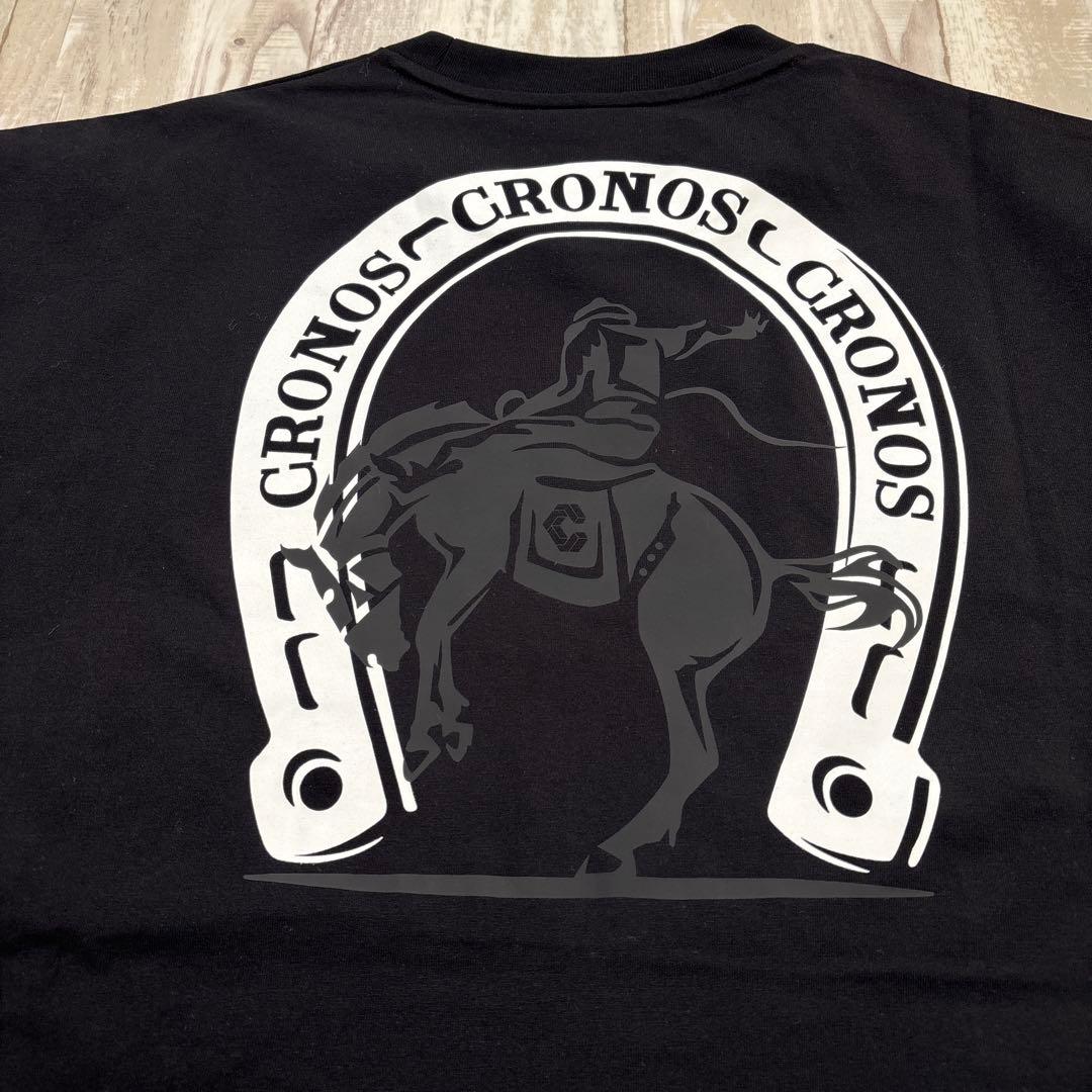 CRONOS クロノス Tシャツ ブラック XL HORSE SPIRIT
