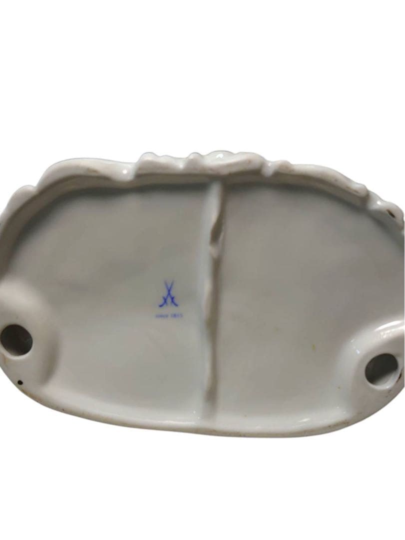 マイセン フィギュリン　お花　アンティーク　置物　陶器