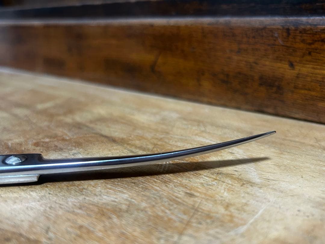 最終値下げ◆中古◆文誠社 左利き トリミング7インチカーブシザー