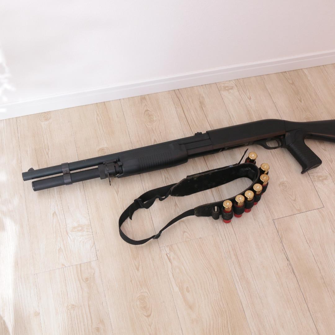 東京マルイ M3 スーパー90 SUPER90 エアーショットガン ベルト付き