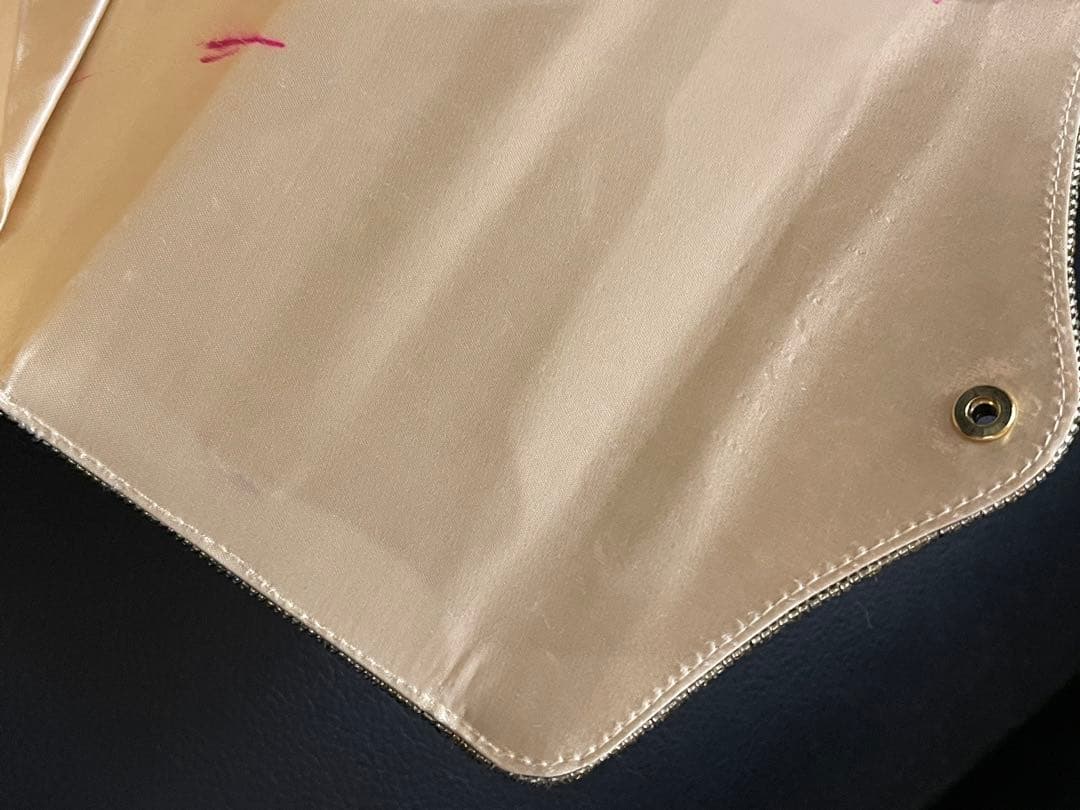 LUMI ビーズ刺繍 ゴールド パーティーバッグ