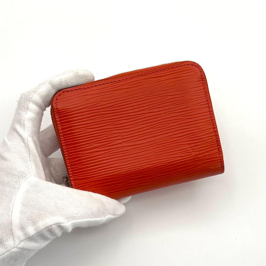 【極美品】ルイヴィトン エピ ジッピーパース 小銭入れ ピモン オレンジ