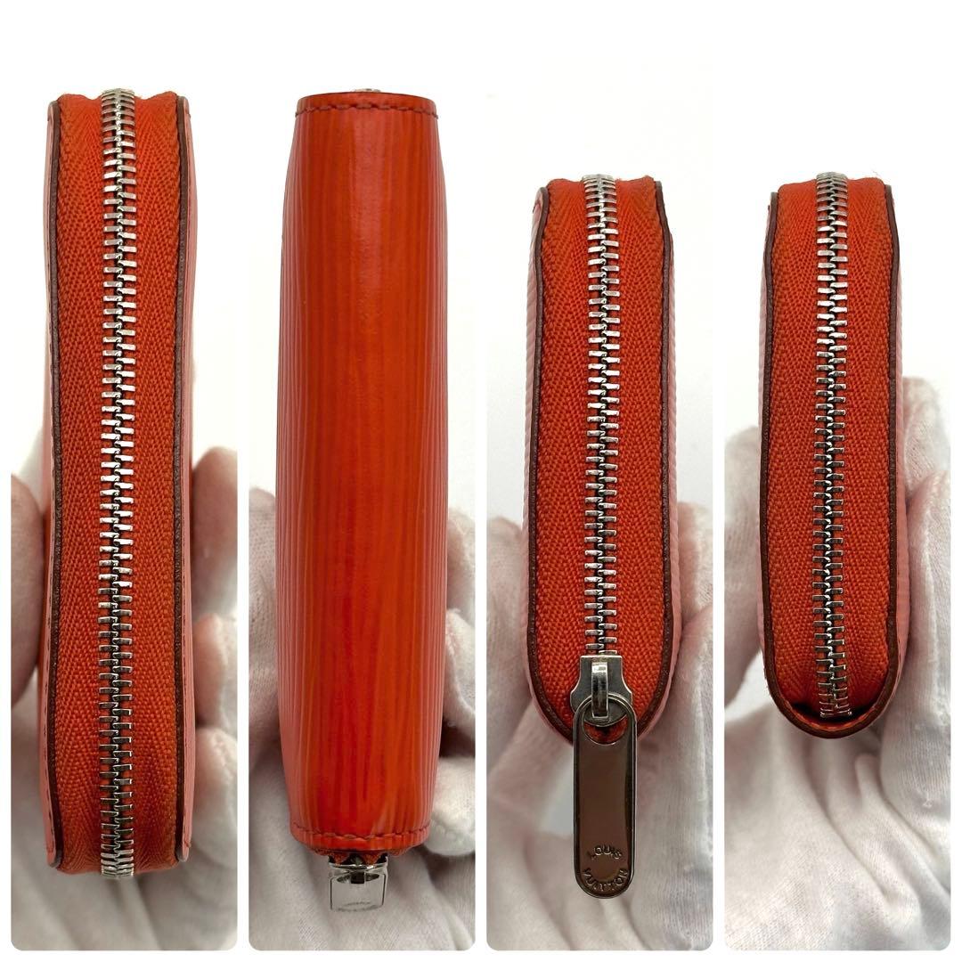 【極美品】ルイヴィトン エピ ジッピーパース 小銭入れ ピモン オレンジ