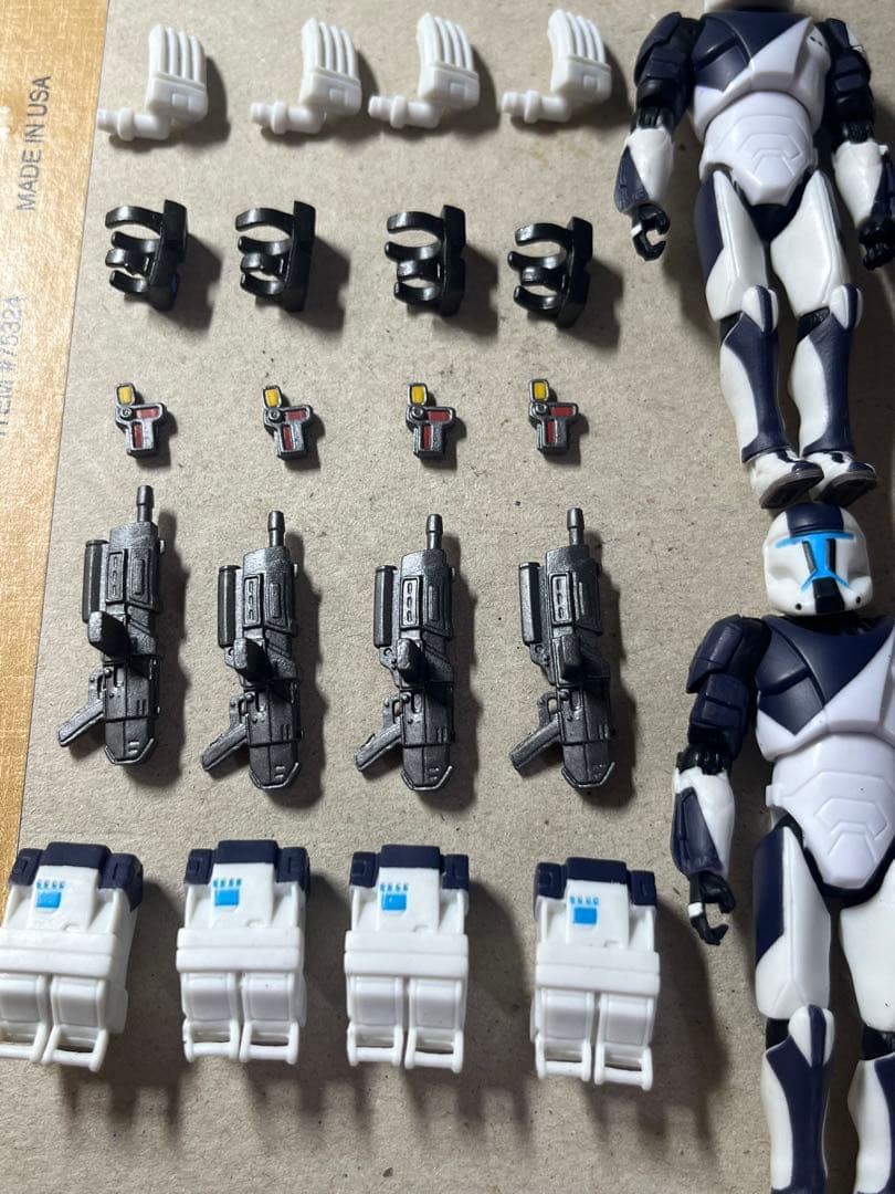 スターウォーズ　フィギュア　クローントルーパー　コマンドー　互換品　1チーム