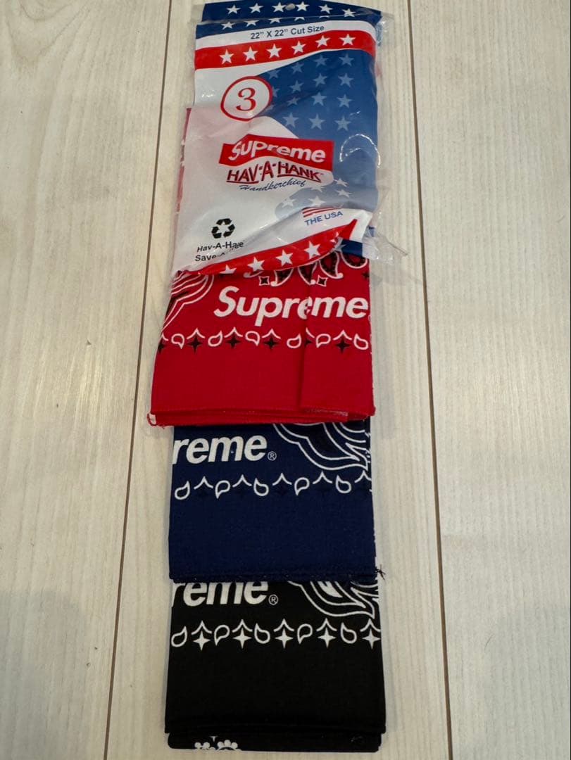 Supreme バンダナ 3枚セット