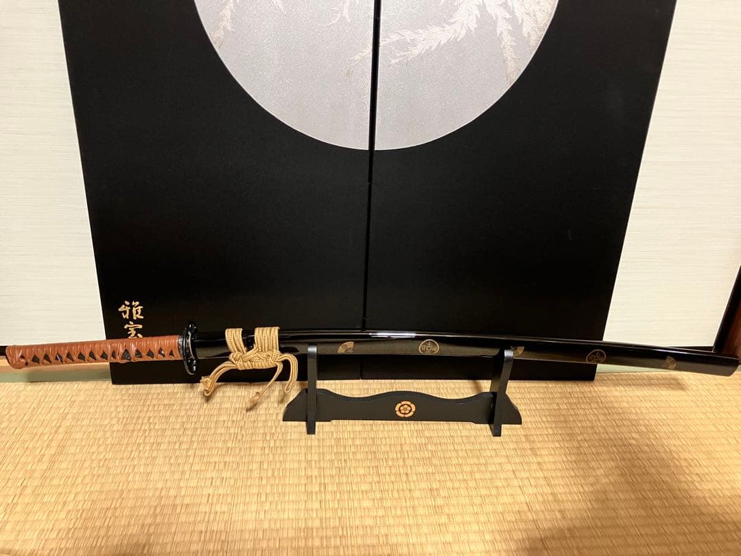 名刀 へし切長谷部　本革 超美品 信長 国産 居合刀　模造刀 戦国 刀