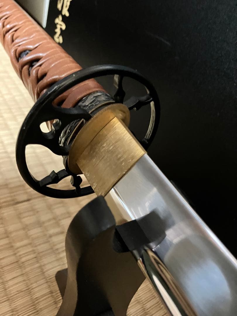 名刀 へし切長谷部　本革 超美品 信長 国産 居合刀　模造刀 戦国 刀