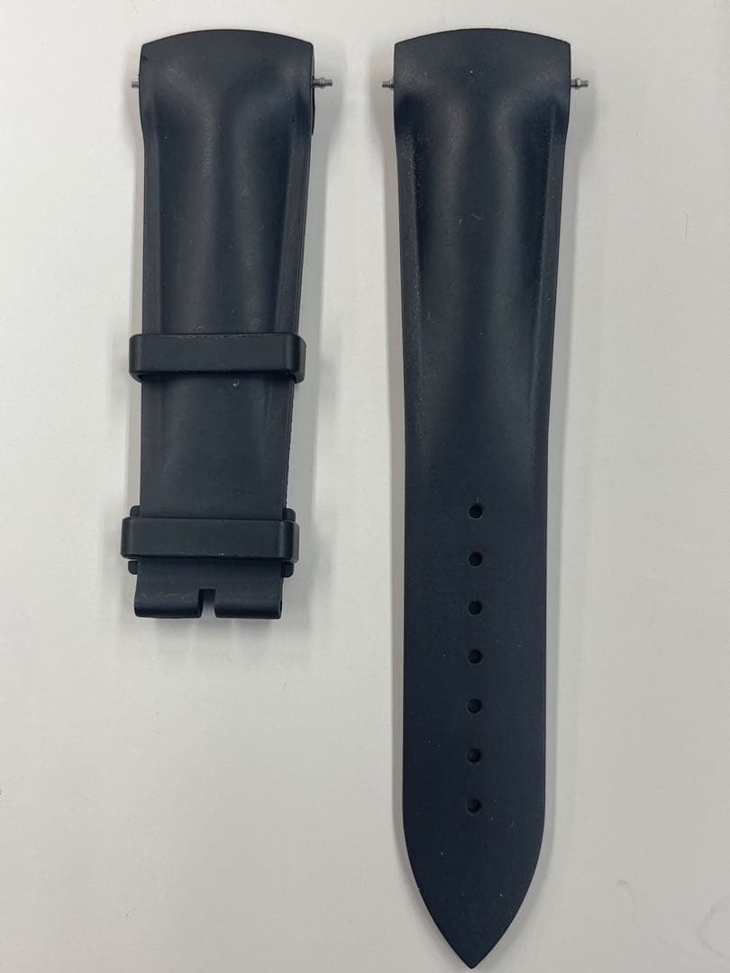 FRANCK MULLER純正ラバーベルト 22mm ブラック　メンズ用