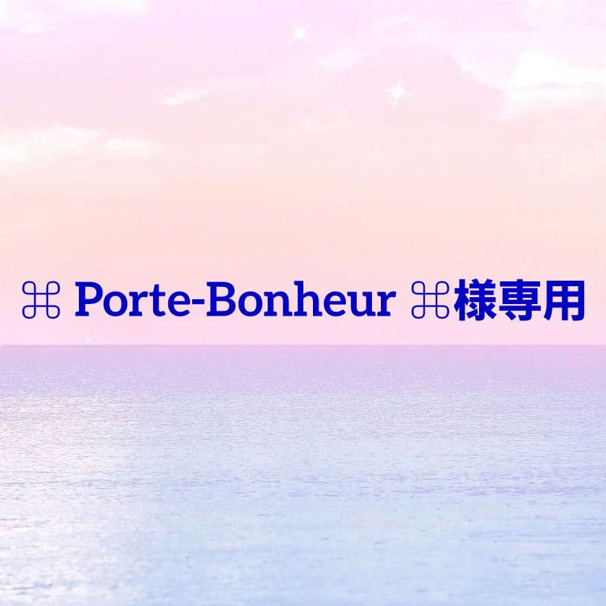 ⌘ Porte-Bonheur ⌘◎Handmade L字型ポーチ❣️◎