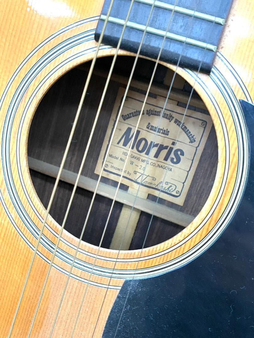 25W11-115 モーリス ギター Morris W-20 動作良好 傷汚れ有