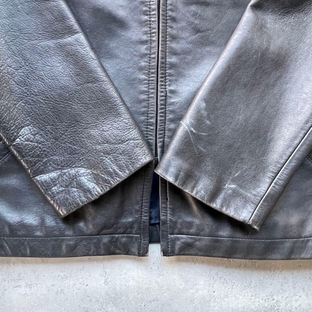 APC アーペーセー　フランス製　レザージャケット　シングルライダース　牛革