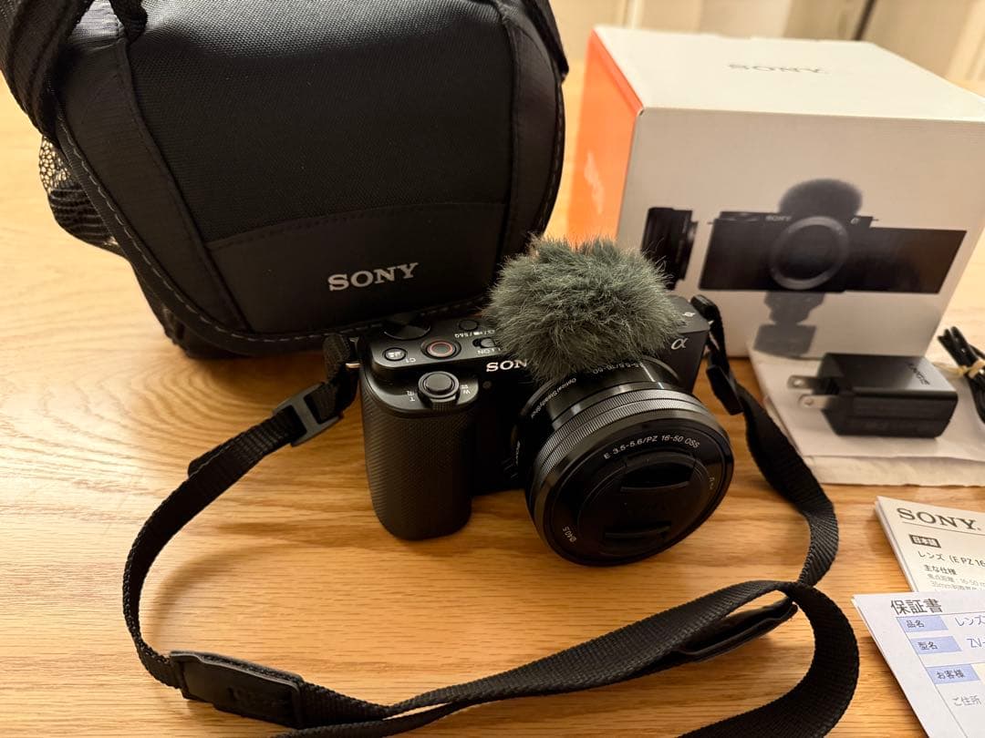 SONY ZV-E10パワーズームレンズキット ブラック