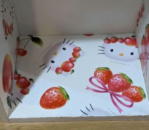 激レア！ハローキティ　フリーボックス　ロング　フルーツ柄　サンリオ　2002年