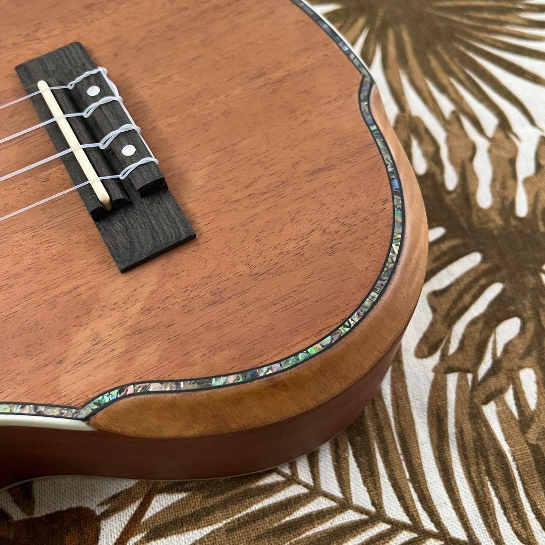 【IRIN】マホガニー材・アバロン貝のコンサートウクレレ【ウクレレ専門店】