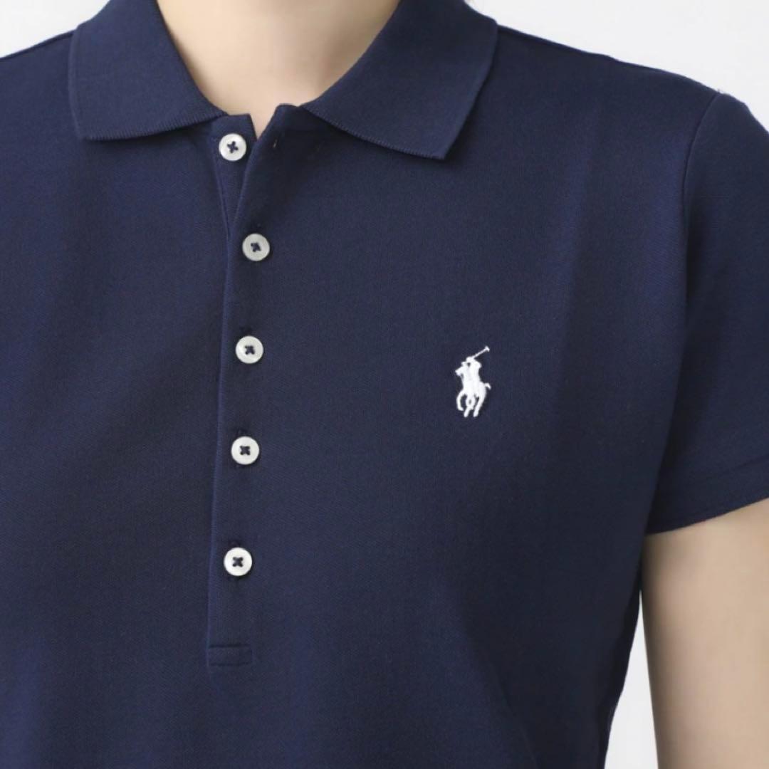 【タグ付き新品】ポロラルフローレン スリムフィットポロシャツＳ紺 正規品 未開封