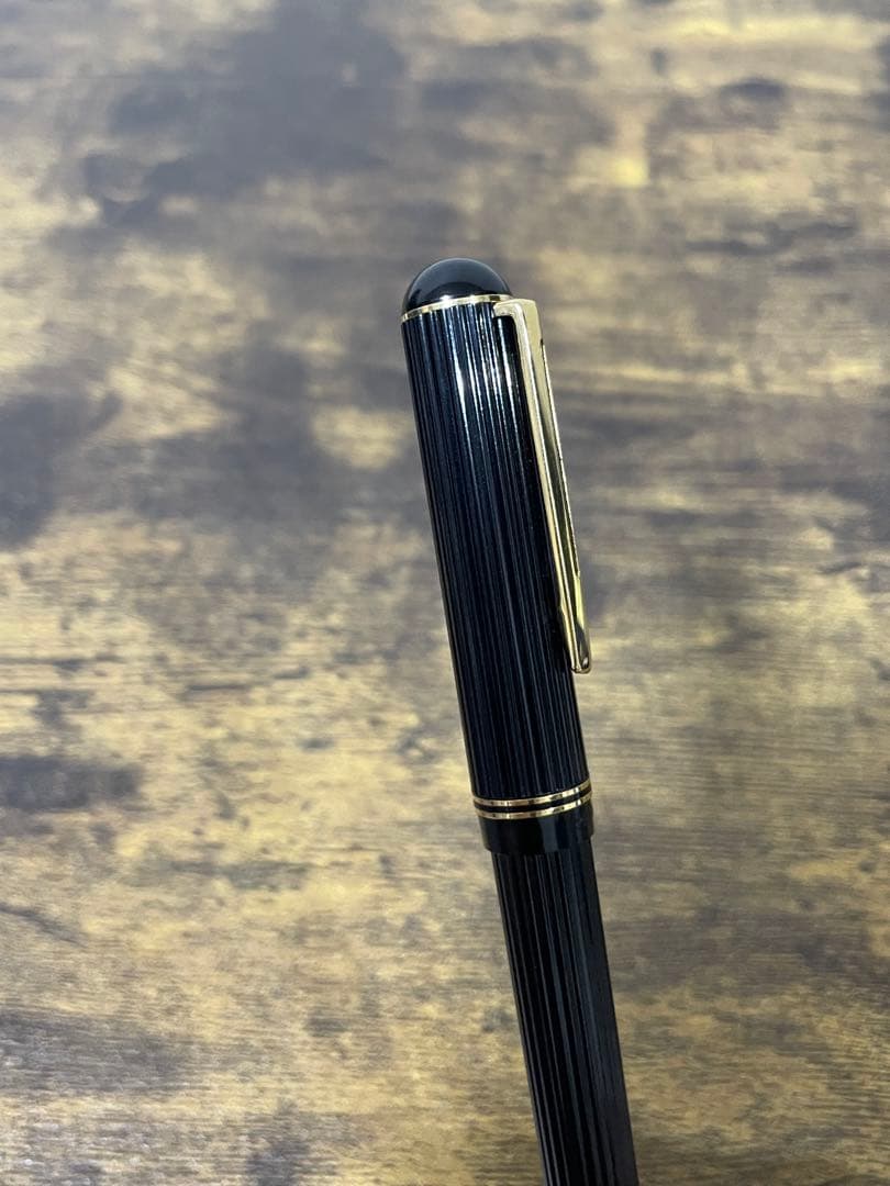 試筆のみ　初代　ジャスタス　14金　万年筆　細字　パイロット　嵌合式　備品付き