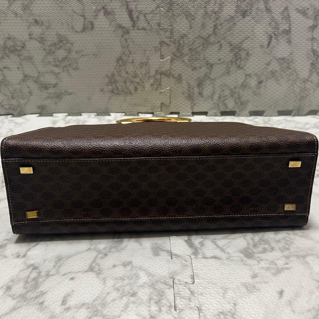 美品✨希少✨セリーヌ ガンチーニハンドル マカダム ハンドバッグ ビンテージ