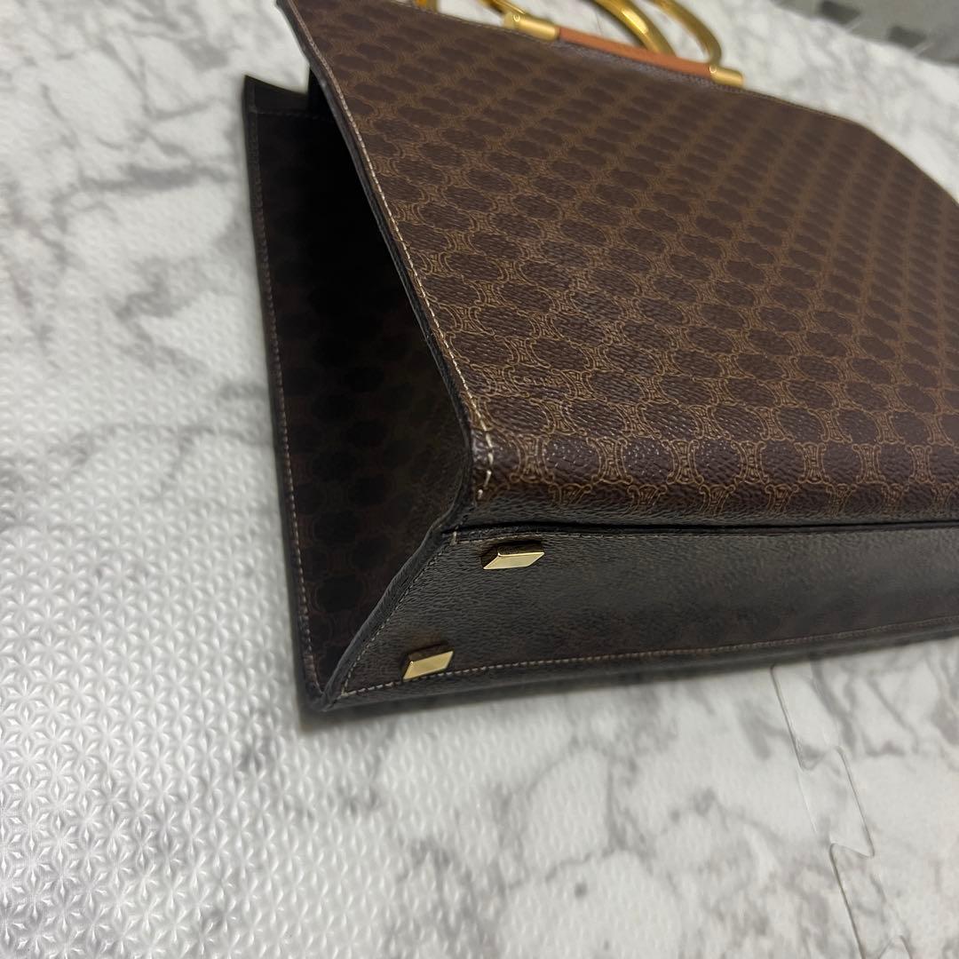 美品✨希少✨セリーヌ ガンチーニハンドル マカダム ハンドバッグ ビンテージ