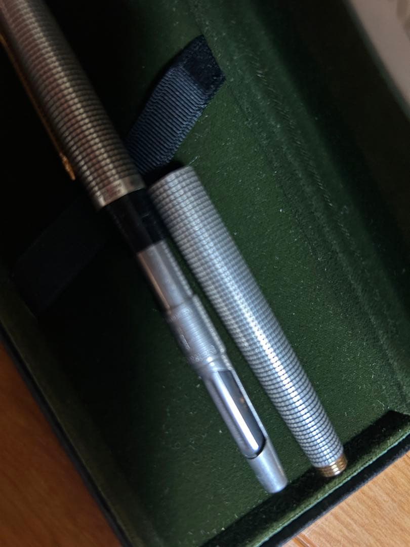 PARKER 75 シズレ 初期モデル スターリングシルバー × 14金　未使用