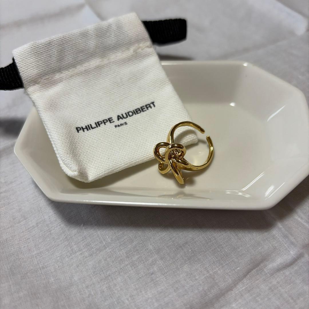 【masaki】別注フィリップオーディベールフラワーモチーフリング