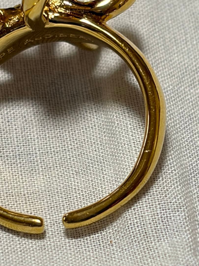 【masaki】別注フィリップオーディベールフラワーモチーフリング