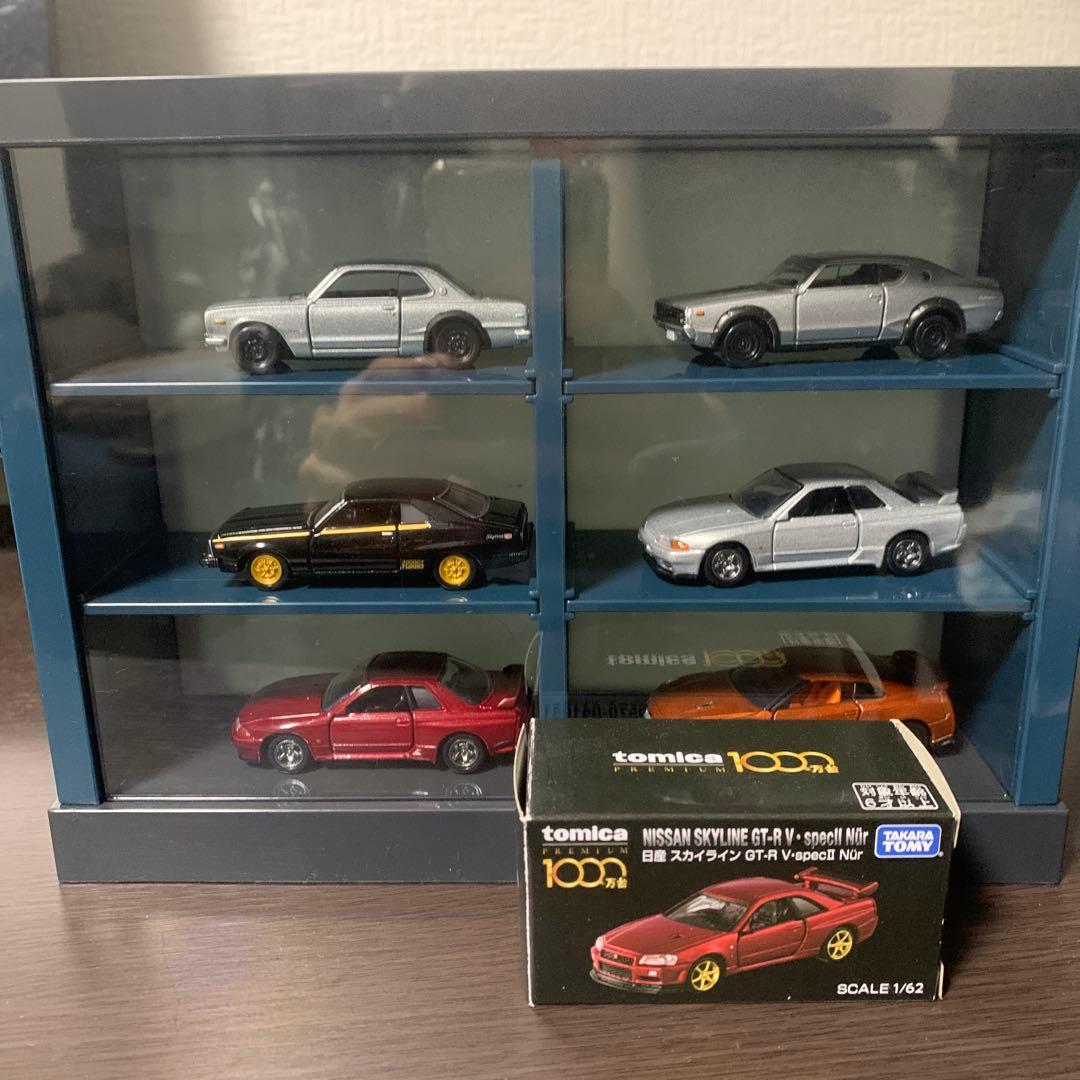 5000台限定GT-R付きTOMICAショーケース一式