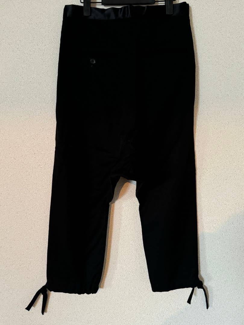 【値下げ】GANRYU コムデギャルソン　ウールギャバ サルエル パンツ