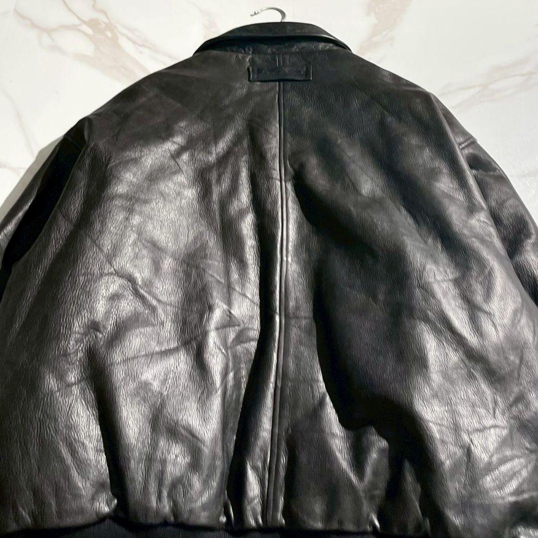 90's ダウンジャケット Eddie Bauer レザージャケット XXL