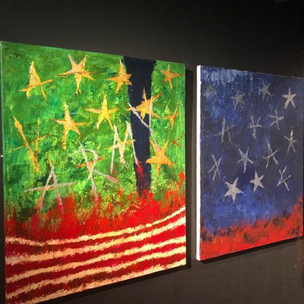 COTE MER デザイナー NORIO SATO 直筆サイン入りアート 紺