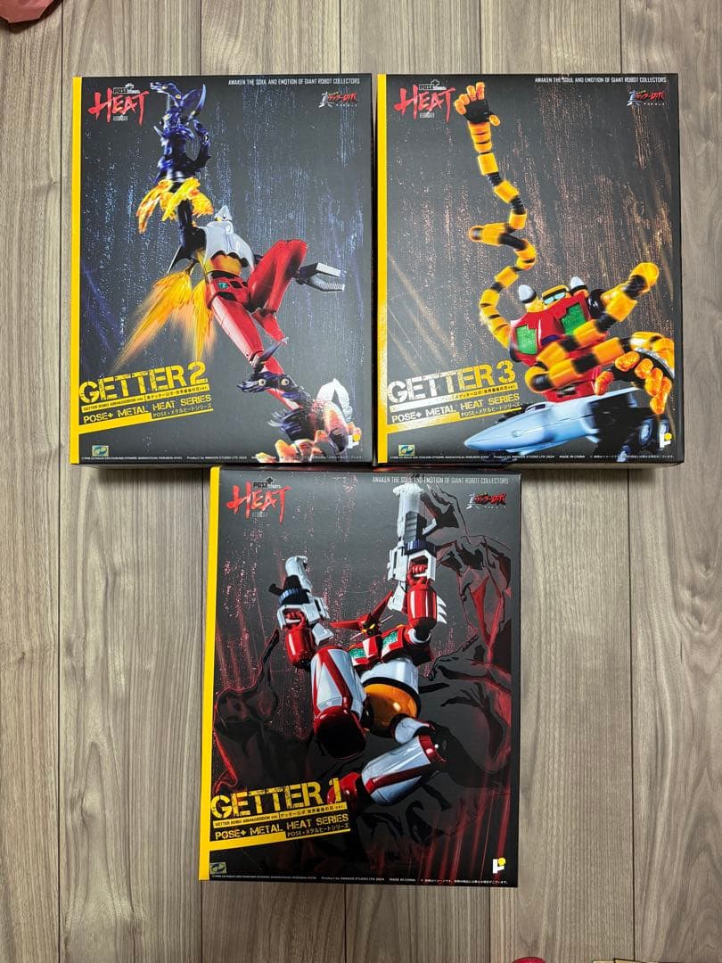 POSE+L HEAT　ゲッターシリーズ 3体セット