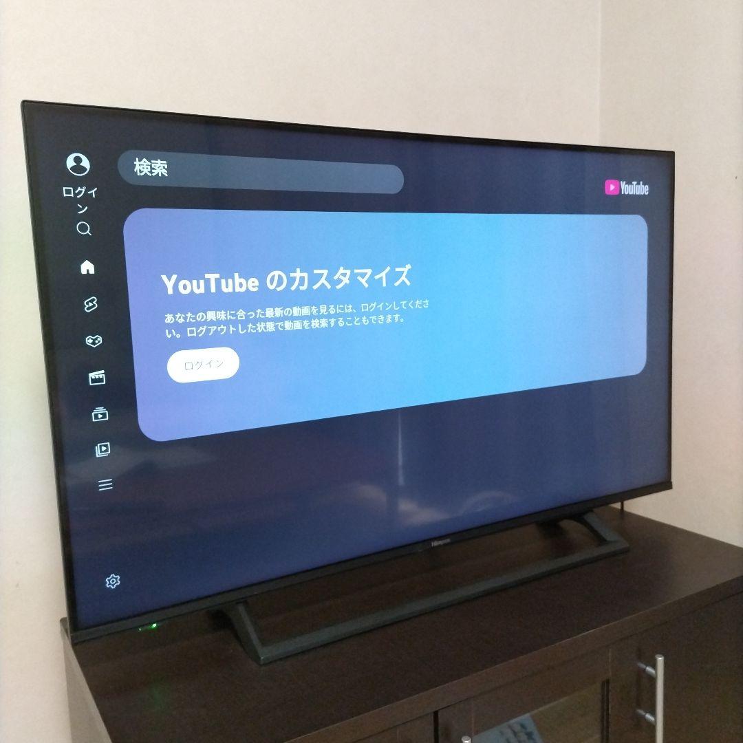 Hisense 43V型 4K液晶テレビ 43E6800 2020年製