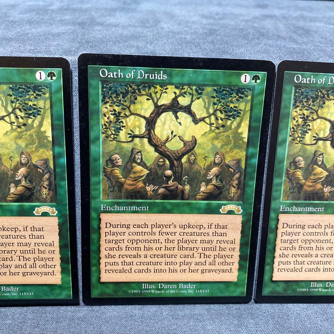 MTG ドルイドの誓い OathofDruids 英語版 EXO 3枚