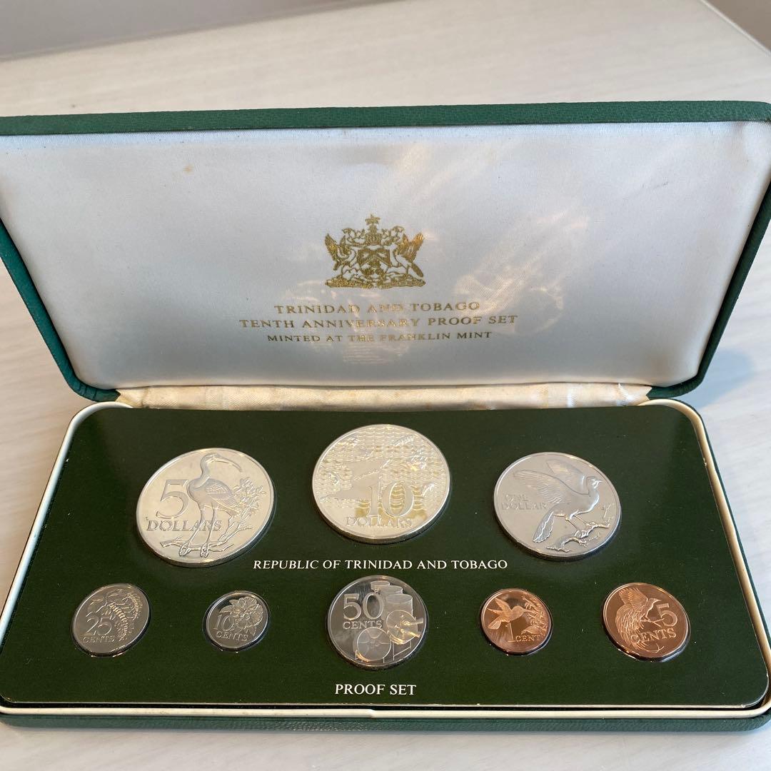 【レア】トリニダード・トバゴ 10周年記念プルーフセット
