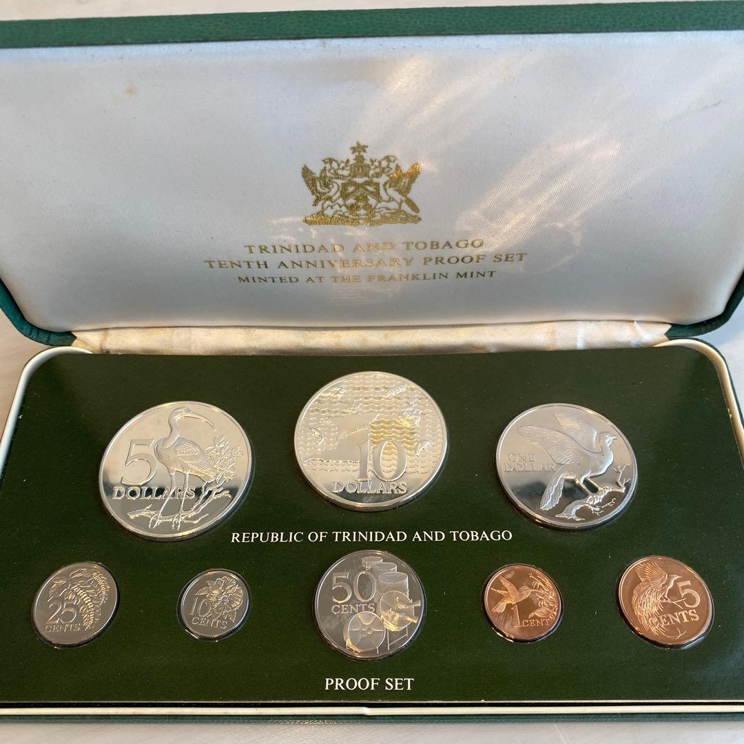 【レア】トリニダード・トバゴ 10周年記念プルーフセット