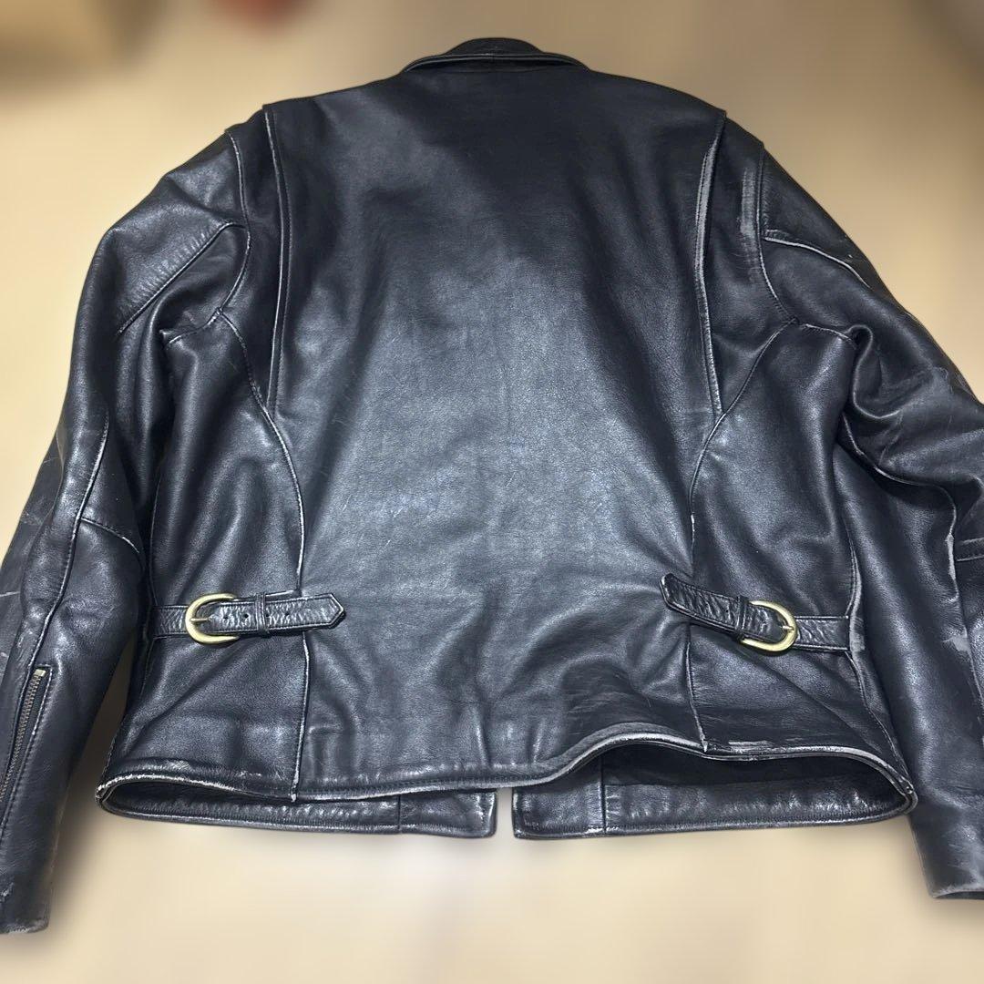 ア*k様 VANSON 黒レザー シングルライダース ジャケット